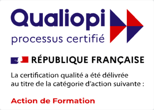 Dekra Formation - Logotype Certification Qualiopi catégorie Actions de formation